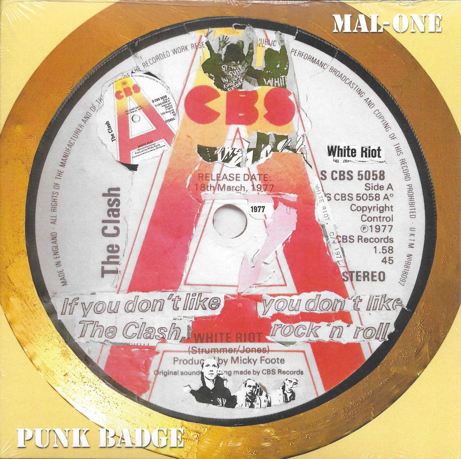 Picture of MAL-ONE-004 4 If you don't like The Clash, you don't like Rock 'n' Roll by artist Mal-One